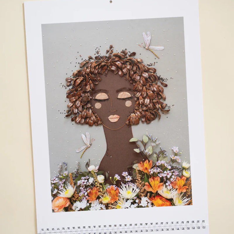 2025 Flower Art Calendar