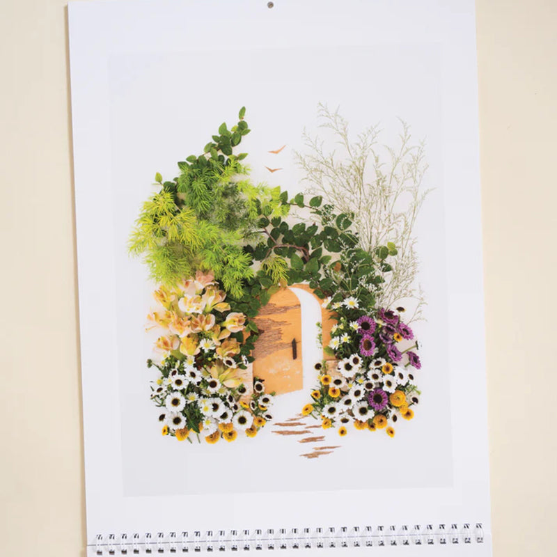 2025 Flower Art Calendar
