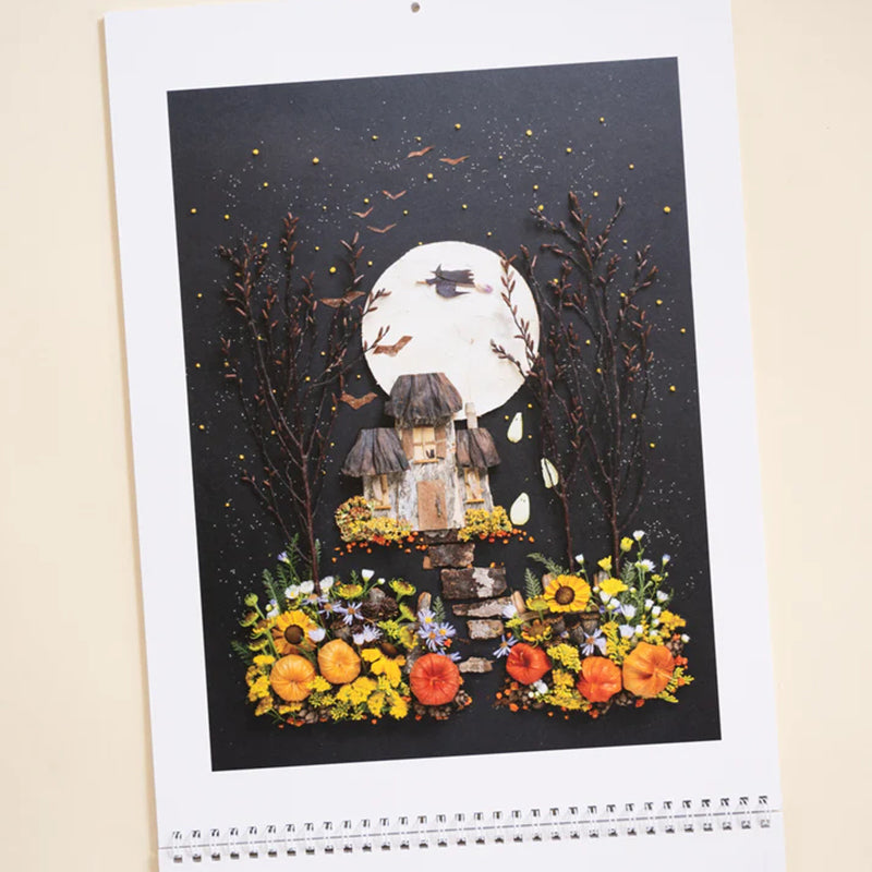 2025 Flower Art Calendar
