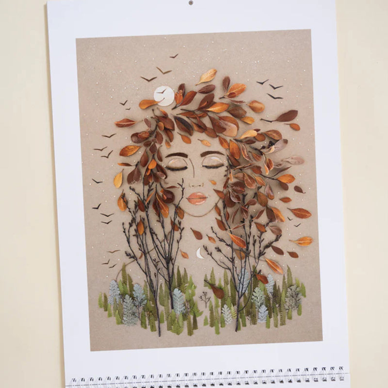 2025 Flower Art Calendar