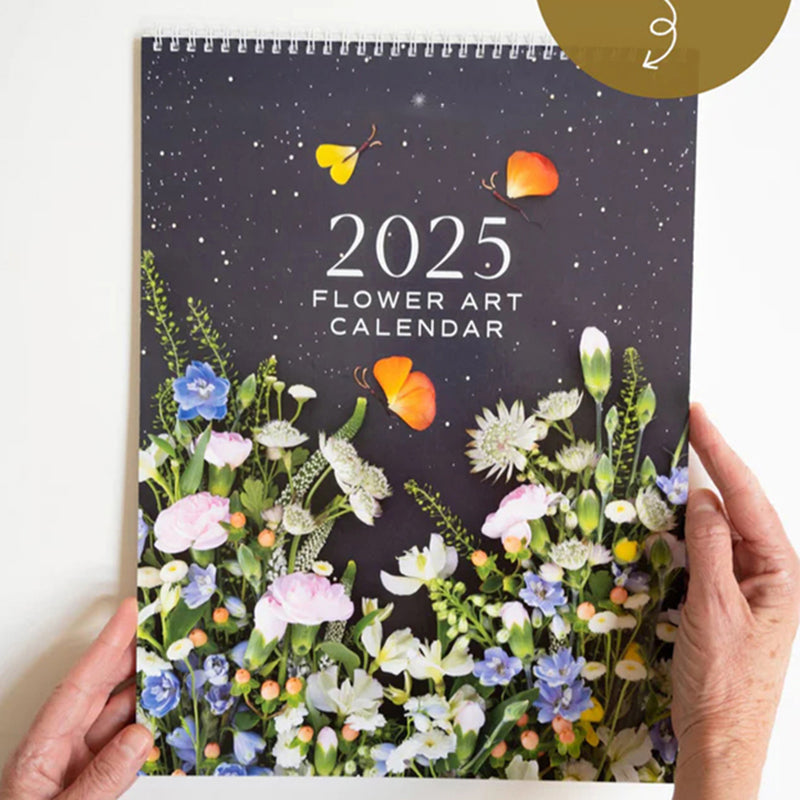 2025 Flower Art Calendar