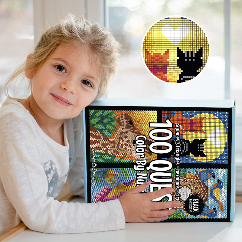 Christmas Gifts 🎁 - 100 QUEST Color by Numbers Book
