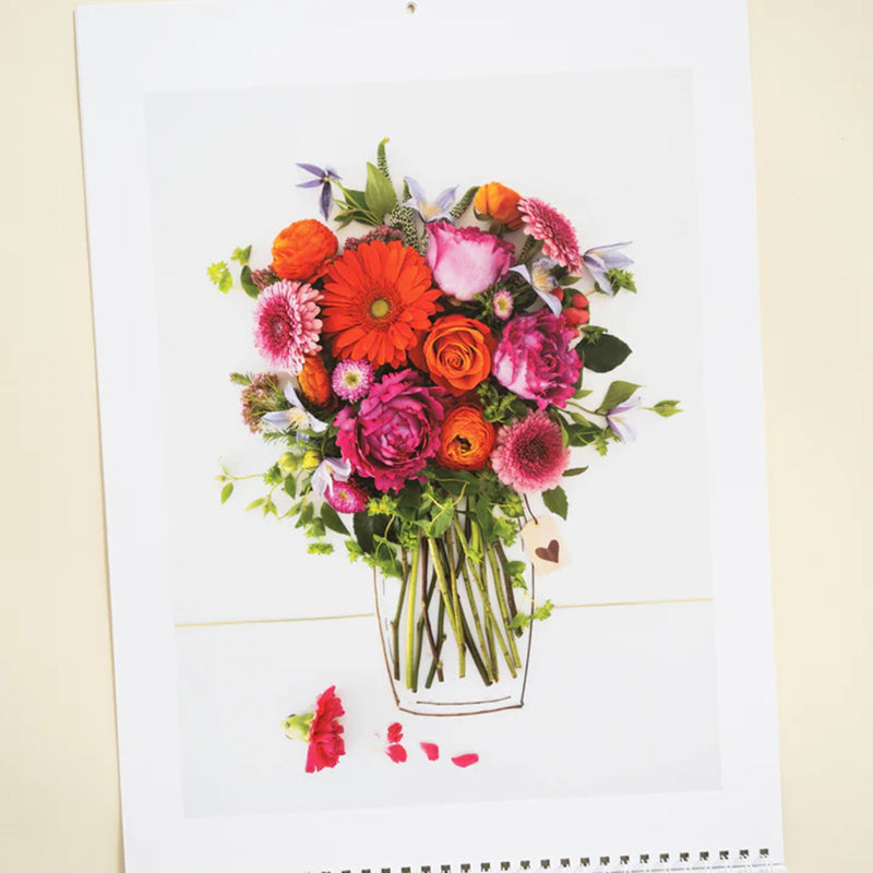 2025 Flower Art Calendar
