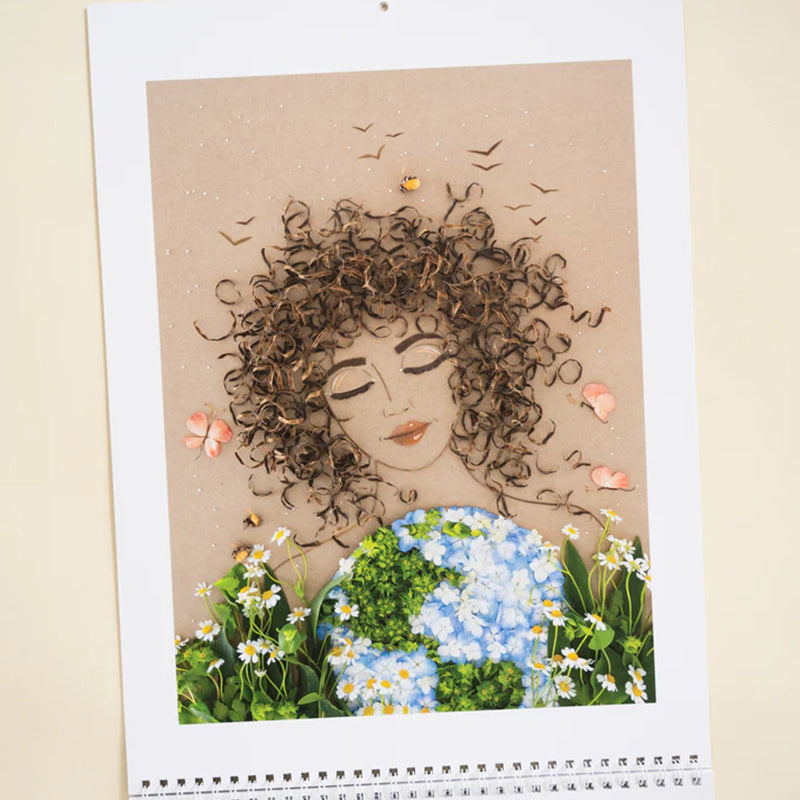 2025 Flower Art Calendar