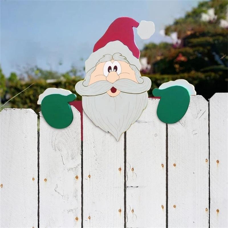 (🎅Early Xmas Sale - Save 50% OFF🎅) Christmas Themed Fence Decoration