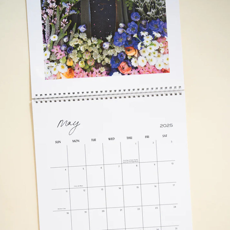 2025 Flower Art Calendar