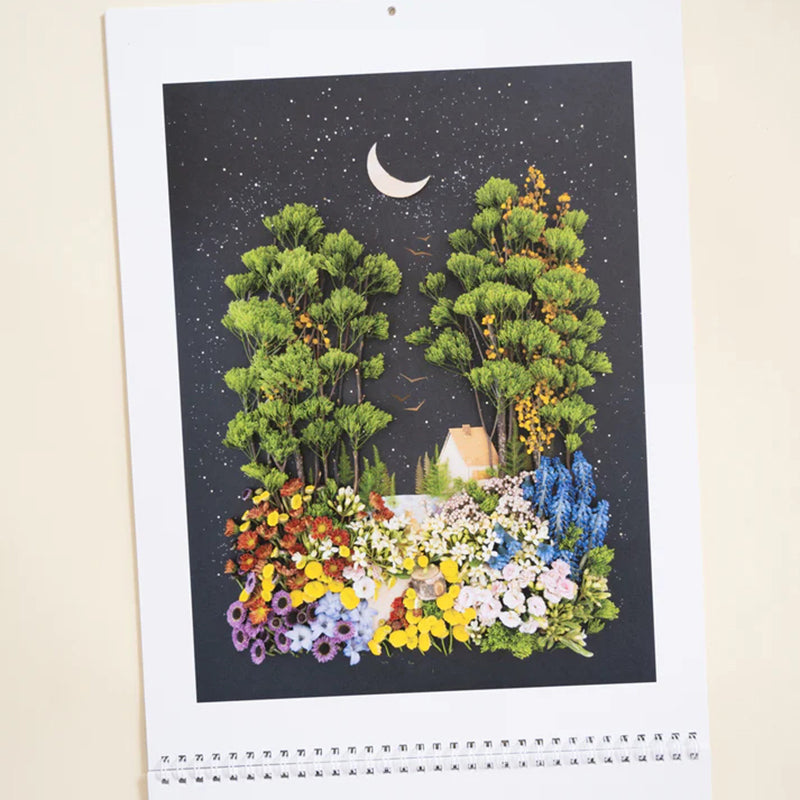 2025 Flower Art Calendar