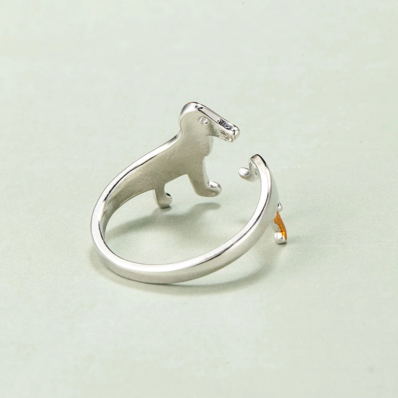 Pure Unconditional Love Sausage Dog Ring
