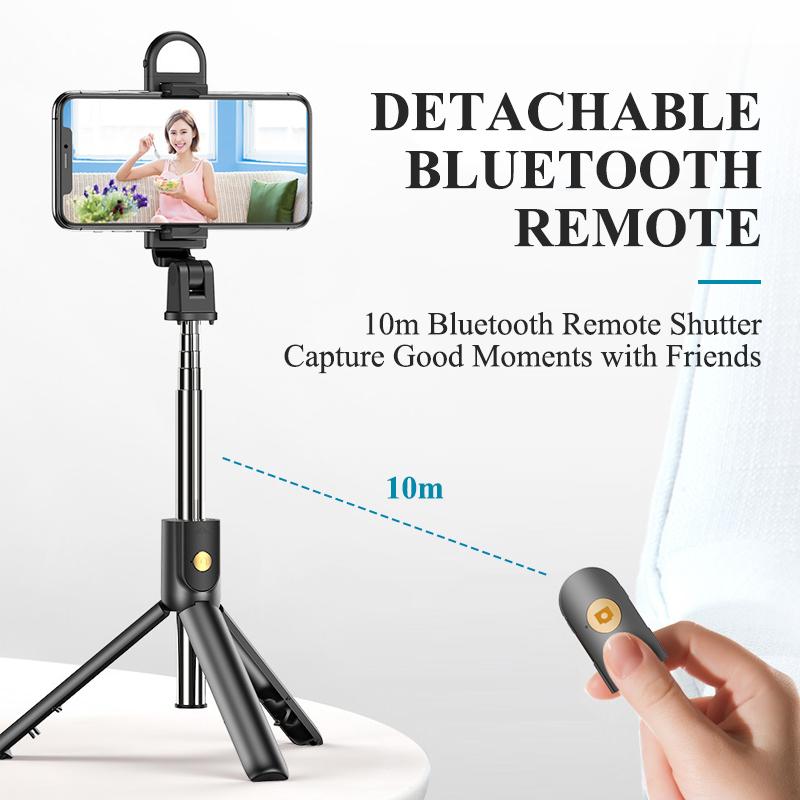 Bluetooth Remote Selfie Stick Tripod