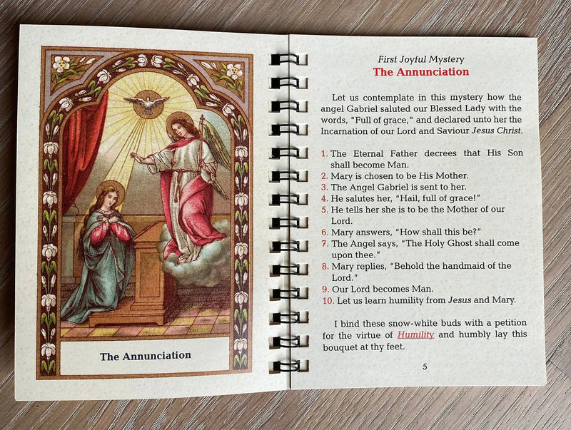 POCKET-SIZE Rosary Meditation Book