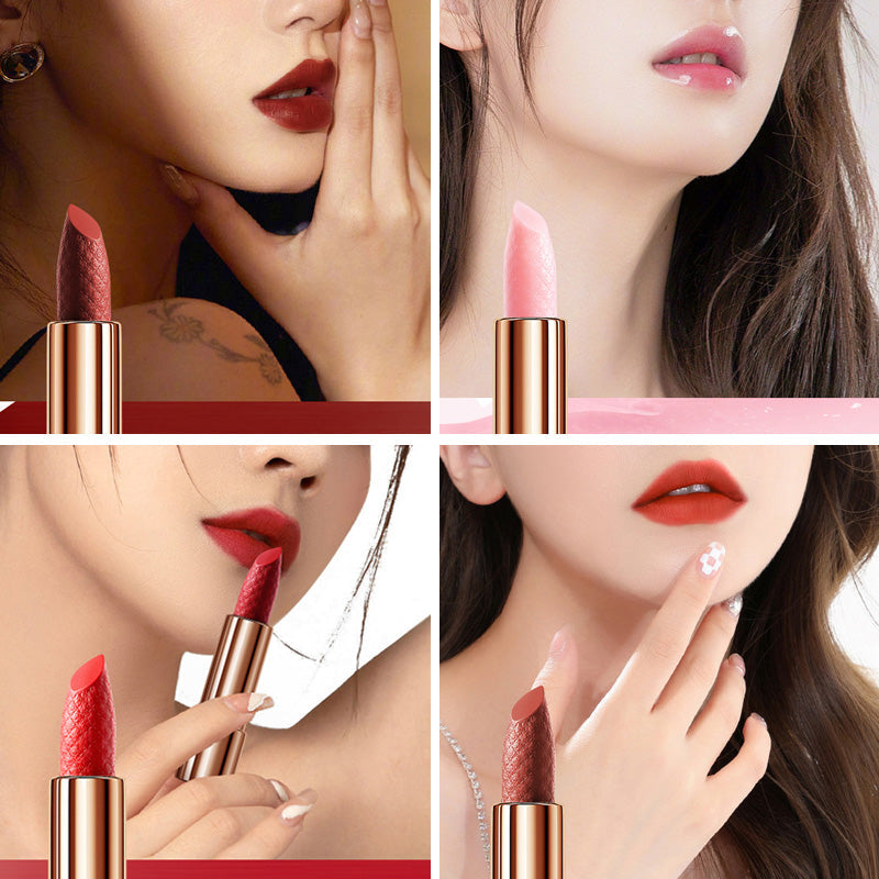 Velvet Matte Lipstick Set with Glamour Chain Pouch