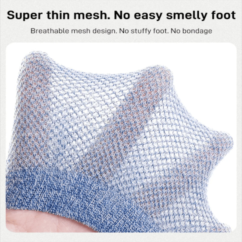 Breathable Antibacterial Deodorant Socks for Men（5 pairs）