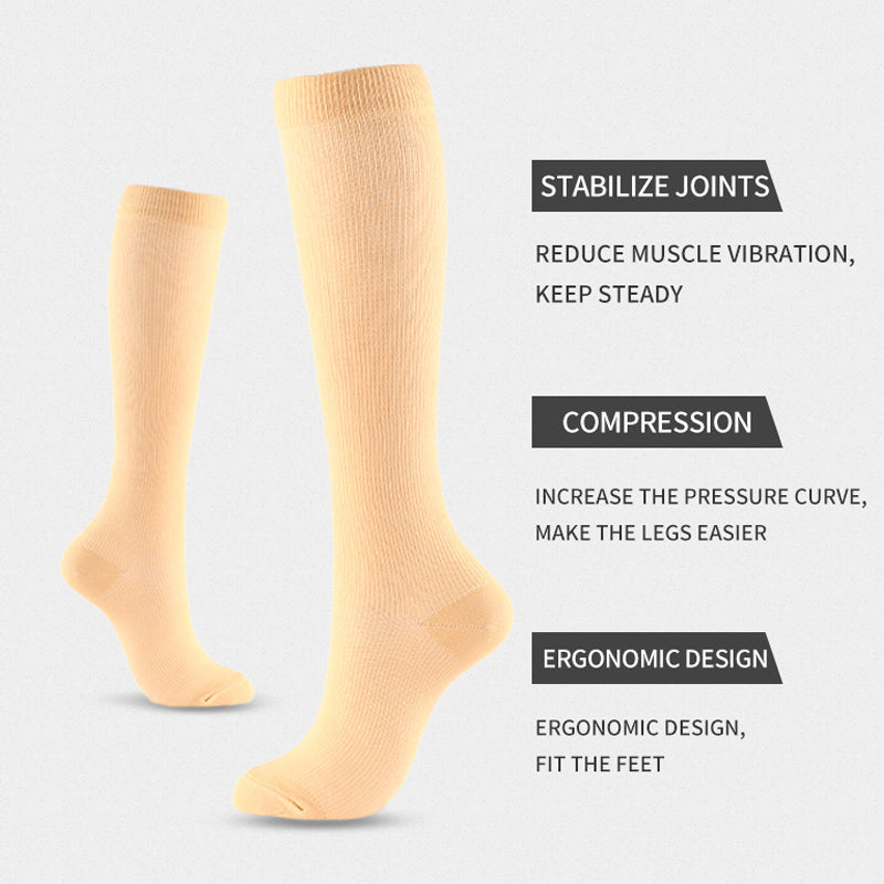 Compression Zipper Elastic Socks