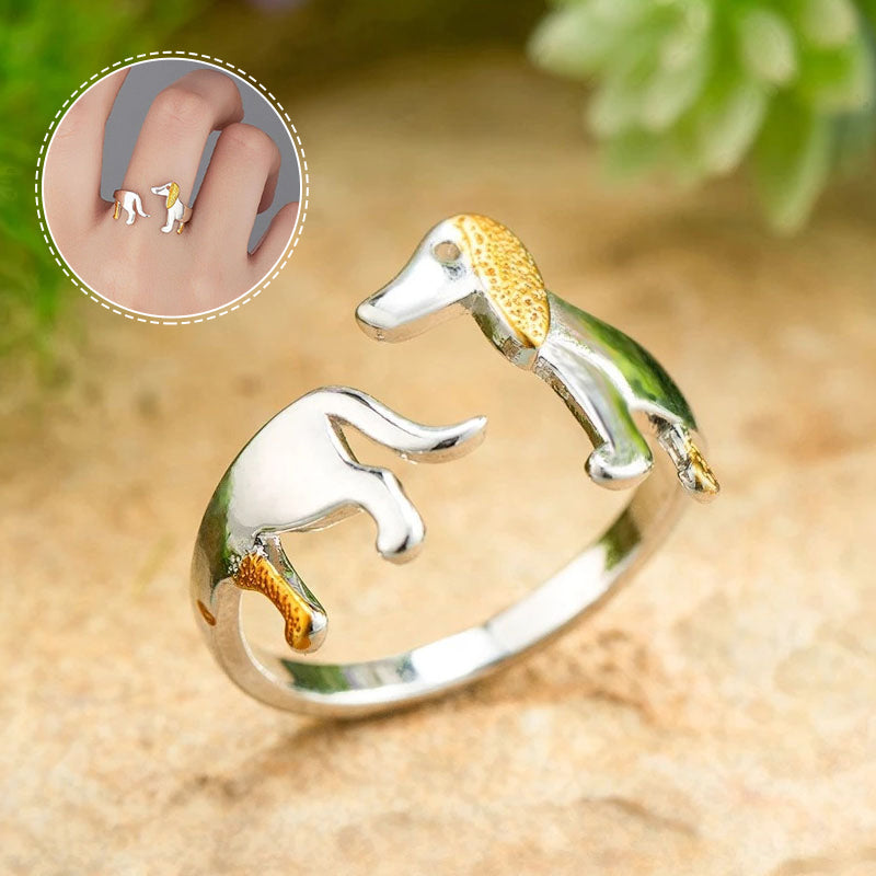Pure Unconditional Love Sausage Dog Ring