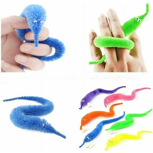 Twisty Fuzzy Worm Toys