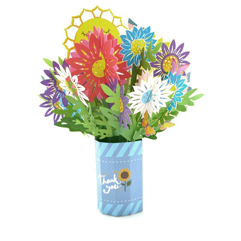 3D Flower Bouquet Card