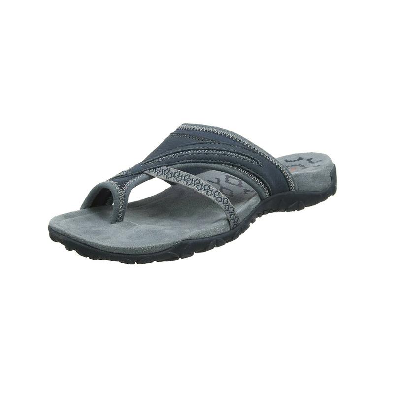 Breathable Mesh-And-Leather Sandals