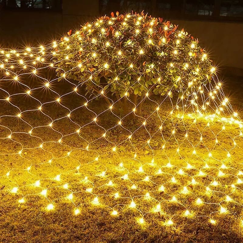 Solar Fishnet Light