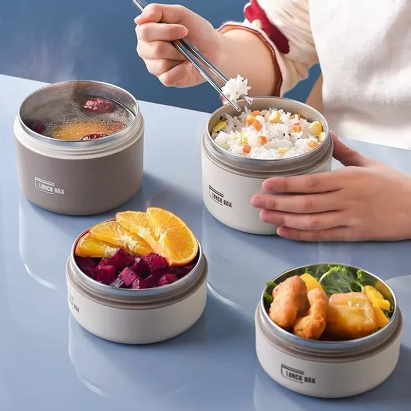 Portable Insulated Lunch Container Set（insulated bag not included）